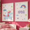 Cuadros decorativos para niñas. Unicornio mágico