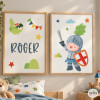 Pack with 2 framing prints - Medieval knight