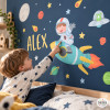 Vinilo infantil cohete astronauta para niño – Pegatinas de pared para habitación infantil