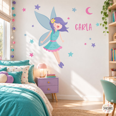Sticker enfant Fée Magique – Décoration murale chambre fille