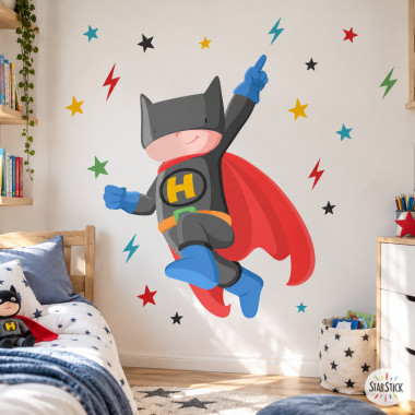 Children's Stickers children Superhero batboy