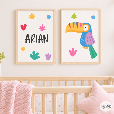 Tableaux et affiches pour enfants - Toucan Carnaval