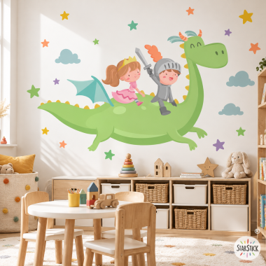 Vinilos infantiles dragón...