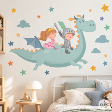 Vinil infantil drac amb...