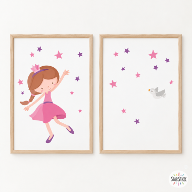 Quadres infantils personalitzats – Princesa | Decoració infantil