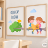 2 Personalized Educational Prints – Kids’ Room Decor