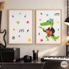 Pack with 2 framing prints - Rocker Crocodile