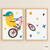 Big Monster Bike - 2 tableaux pour ados originaux et amusants
