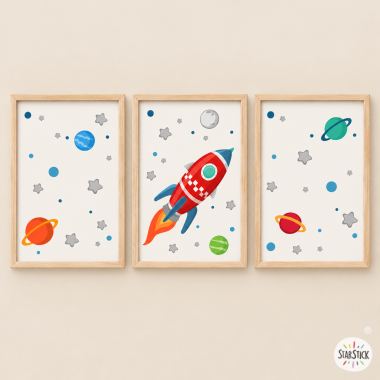 3 tableaux pour enfants -...