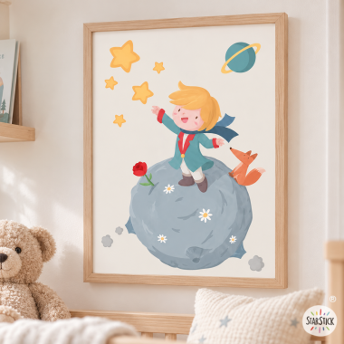 Cuadro infantil personalizado Pequeño Príncipe – Decoración bebé