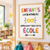 Láminas para decorar escuelas y colegios - Alumnos increíbles