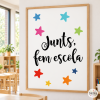 Làmina decorativa per a centres educatius - Junts fem escola