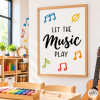 Educational Print - Let the Music Never Stop - Decor for Educational Centres
