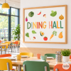 Decorative Print for School Dining Areas - Children’s Decor