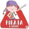 Súper nena pirata a bord - Vinils per a cotxe
