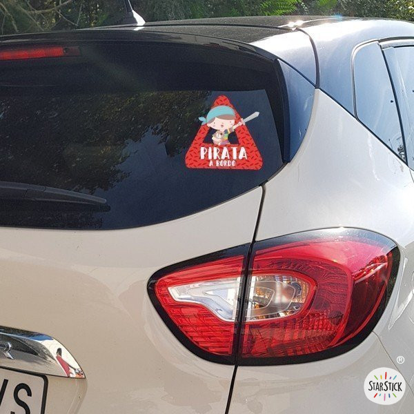 Super Boy Pirate On Board - Car Sticker