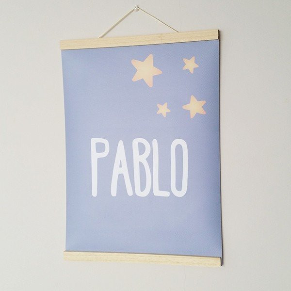 Magnetic wooden hangers for sheets - Sizes A4 - A3