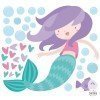 Vinilos infantiles para niña sirena - Vinilos decorativos infantil