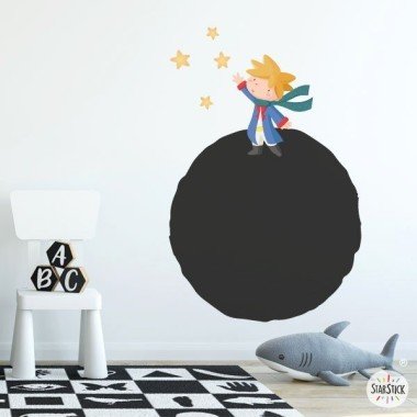 Blackboard sticker - Planet and little prince