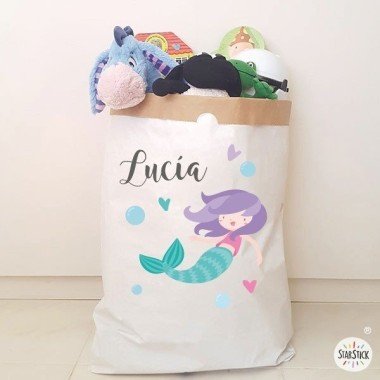 Paper organizer bag - Mermaid