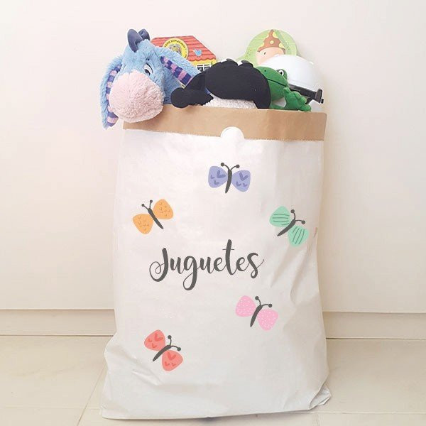 Sac organisateur en papier - Papillons