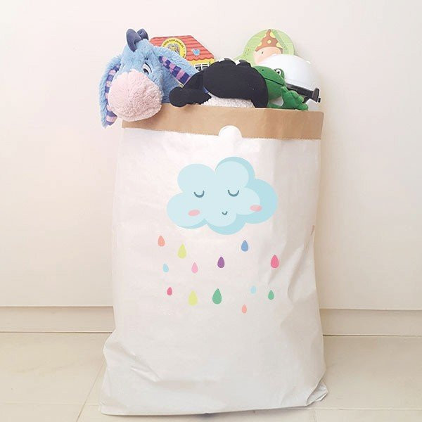 Saco organizador de papel - Lluvia de colores