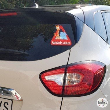 Savages On Board - Car Sticker