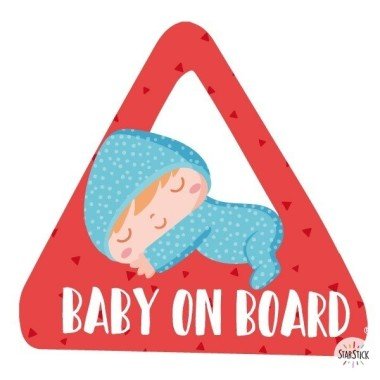 Baby on Board. Different colors to choose from - car sticker