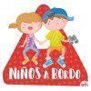 Nens i gos a bord - Adhesiu per a cotxe
