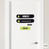Nom i contrasenya - Vinil personalitzable - Nom per a portes