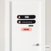 Nom i contrasenya - Vinil personalitzable - Nom per a portes