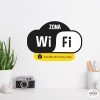 Wifi zone with personalized password - Decorative vinyl