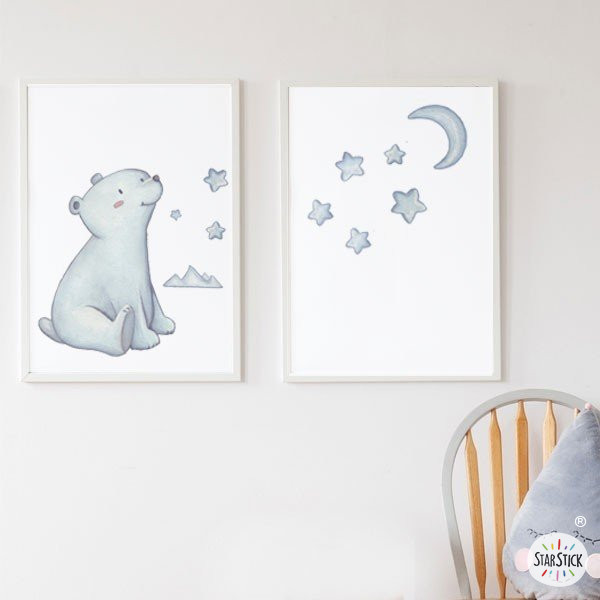 Pack de 2 làmines decoratives - Ós Polar