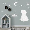 Vinilos decorativos para bebé – Oso polar