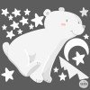 Vinilos decorativos para bebé – Oso polar