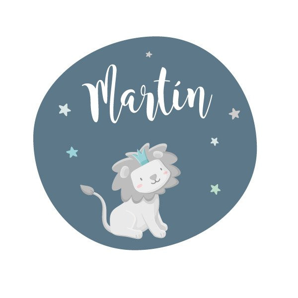 El pequeño rey león - Mint - Vinilo personalizable con el nombre