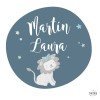 The little lion king - Sticker customizable with the name