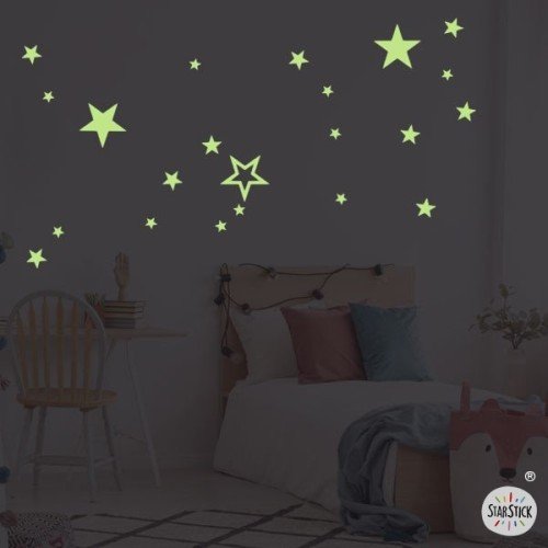 Fluorescent stars - Decorative sticker