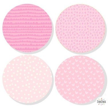 Extra Pack - Baby pink stars