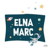 Astronauta, missió espacial - Vinils amb nom per decorar portes