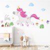 Vinilos para niñas de unicornio. Vinilos infantiles para niñas. Vinilos decorativos  de unicornios infantiles niña