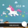 Vinilos para niñas de unicornio. Vinilos infantiles para niñas. Vinilos decorativos  de unicornios infantiles niña