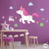 Vinilos para niñas de unicornio. Vinilos infantiles para niñas. Vinilos decorativos  de unicornios infantiles niña