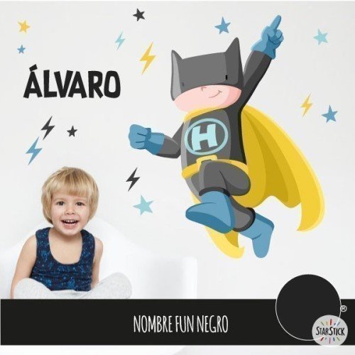 Super héros Batboy - Stickers muraux enfants
