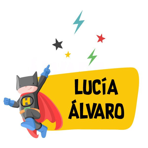 Superheroi batboy - Nom per a portes. Adhesius decoratius personalitzats amb nom