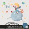 Sticker mural bébé - Petit Prince. Stickers muraux décoratifs pour enfants.