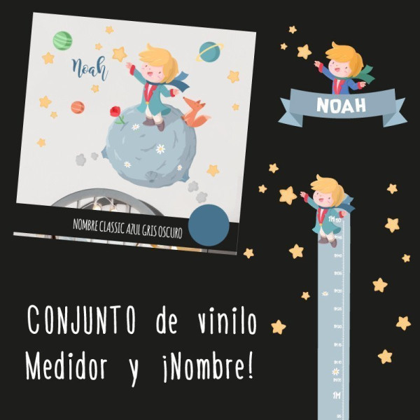 Wall stickers with names to decorate the children's room - Little prince