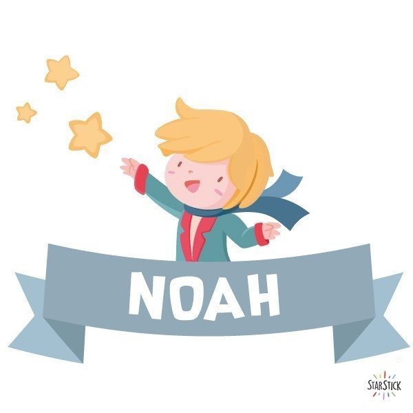 Wall stickers with names to decorate the children's room - Little prince
