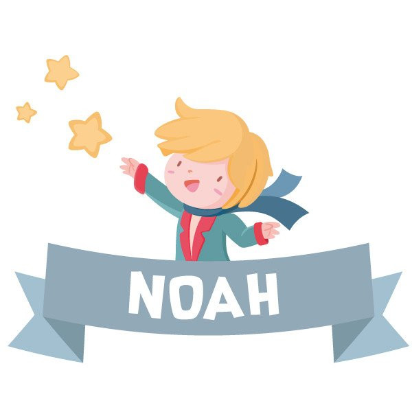 Wall stickers with names to decorate the children's room - Little prince