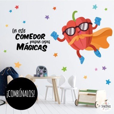 Super pepper - Wall stickers for colleges and schools